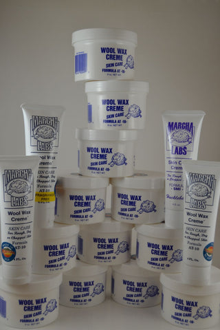 12 nine ounce jars plus 4 squeeze tubes Wool Wax Creme