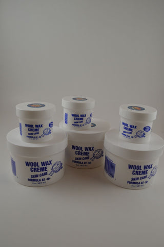 Three nine ounce jars & 3 two ounce jars together Wool Wax Creme